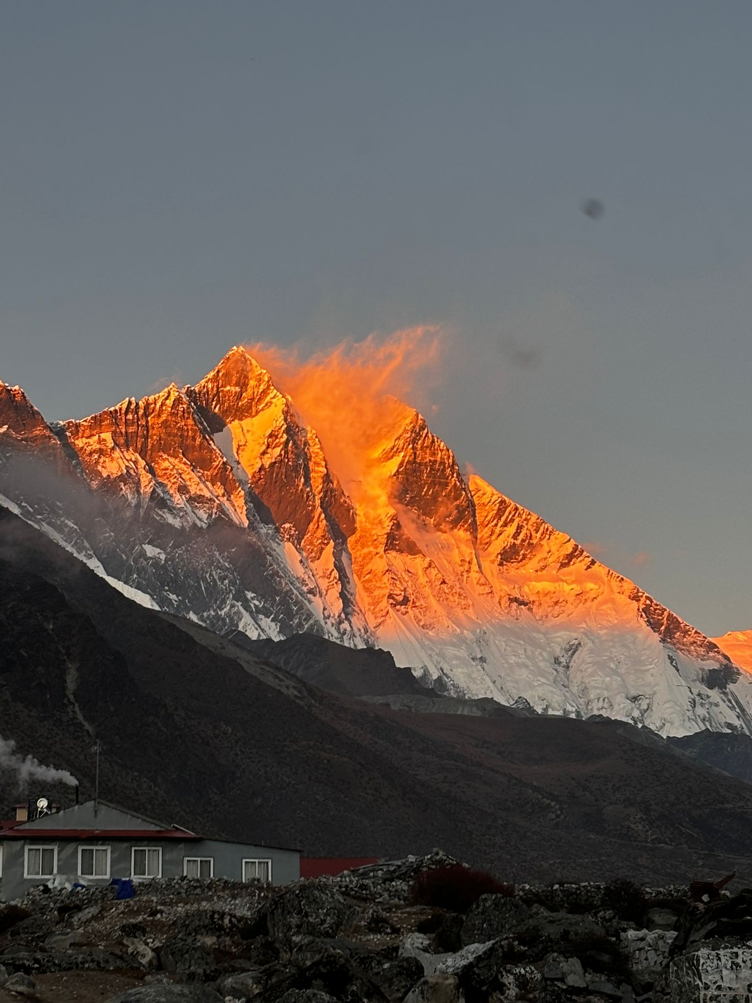 Sunset in Dingboche